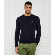 Swetry męskie - Lacoste Sweter | Regular Fit - miniaturka - grafika 1