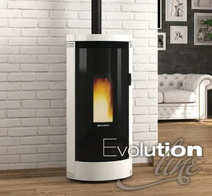 La Nordica piec na pellet DEBBY white - Piece wolnostojące - miniaturka - grafika 1