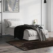 Łóżka - Rama łóżka, szary dąb sonoma, 75x190cm, materiał drewnopochodny Lumarko! - miniaturka - grafika 1