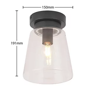 Lindby Carmalin lampa sufitowa ze szkła - Lampy sufitowe - miniaturka - grafika 2