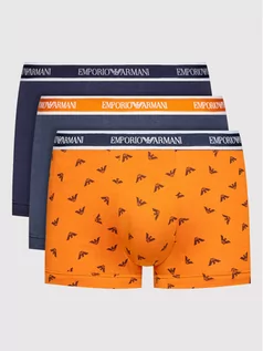 Majtki męskie - Emporio Armani Underwear Komplet 3 par bokserek 111357 2R717 96735 Kolorowy - grafika 1