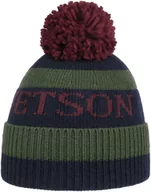 Czapki damskie - Czapka z Pomponem Classic by Stetson, zielono-niebieski, One Size - miniaturka - grafika 1