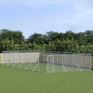 Sprzęt podróżny i transportery dla psów - vidaXL Kojec zewnętrzny dla psa, 6x14x2 m, stal galwanizowana - miniaturka - grafika 1