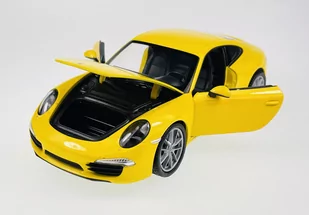 WELLY PORSCHE 911 (991) CARRERA S ŻÓŁTY 1:24 SAMOCHÓD NOWY METALOWY MODEL - Samochody i pojazdy dla dzieci - miniaturka - grafika 1
