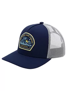 Czapki damskie - Quiksilver Męska czapka Trucker Niebieska One Size - grafika 1