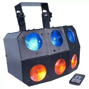 LIGHT4ME SIX EYE BEAM - mocny efekt beam LED + PILOT ♦ 30 DNI NA ZWROT ♦ GWARANCJA DOOR-TO-DOOR ♦ SZYBKA WYSYŁKA - Oświetlenie i efekty wizualne - miniaturka - grafika 1