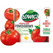 Koncentraty warzywne, przeciery - Łowicz Przecier pomidorowy 500 g - miniaturka - grafika 1