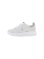 Trampki damskie - U.S. Polo Assn. Sneakersy w kolorze białym - miniaturka - grafika 1