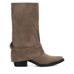 Kozaki Jenny Fairy HY23689-19 Beżowy - Kozaki damskie - miniaturka - grafika 1