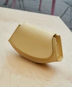 Torebki damskie - Torebka Skórzana ASTRID S masełkowa szewro GOLD - miniaturka - grafika 1