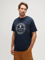 Koszulki męskie - T-shirt męski bawełniany Timberland TB0A6GF5 XL Granatowy (196247862003). T-shirty męskie - miniaturka - grafika 1