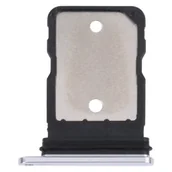 Uchwyty samochodowe do telefonów - ORYGINALNA SZUFLADKA UCHWYTY TACKA KARTY SIM GOOGLE PIXEL 7 Pro SREBRNY - miniaturka - grafika 1