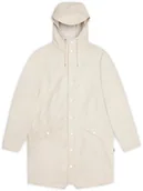 Kurtki rowerowe - Rains długa kurtka unisex LONG JACKET W3 12020 26 DUNE L - miniaturka - grafika 1