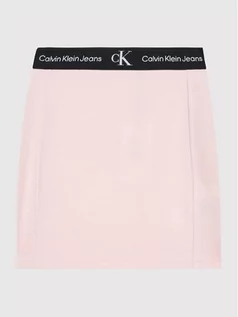 Sukienki i spódniczki dla dziewczynek - Calvin Klein Jeans Spódnica Punto IG0IG01429 Różowy Regular Fit - grafika 1