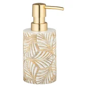 Mydelniczki i dozowniki mydła - Beżowy dozownik do mydła z żywicy polimerowej 490 ml Terralba – Wenko - miniaturka - grafika 1