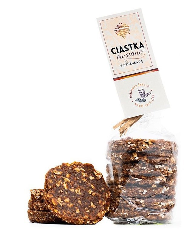 Ciastka owsiane z czekoladą 180g - Schronisko Bukowina