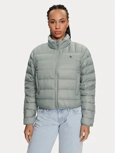 Calvin Klein Jeans Kurtka puchowa J20J222585 Szary Regular Fit - Kurtki damskie - miniaturka - grafika 1