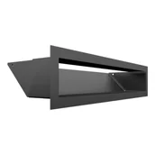 Akcesoria kominkowe - Kratka wentylacyjna kominkowa LUFT 9x40 grafitowa - miniaturka - grafika 1