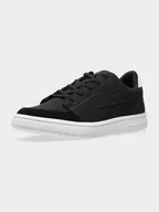 Buty dla chłopców - 4F Chłopięce Sneakersy Buty do Szkoły Czarne z Biała Podeszwa Roz 33 - miniaturka - grafika 1
