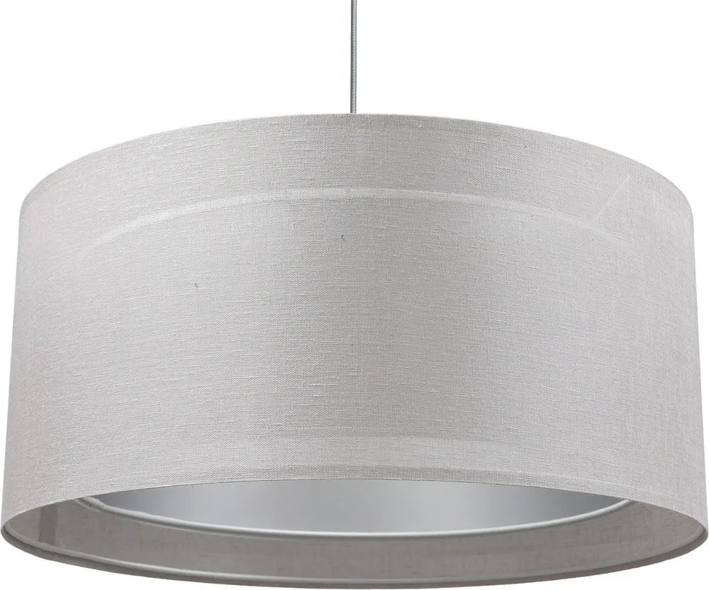 Lampa wisząca DUO LEN LIGHT 003-60 szara/srebrna BPS KONCEPT