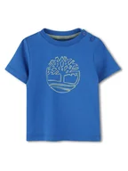 Kaftaniki dla niemowląt - Timberland Koszulka w kolorze niebieskim - miniaturka - grafika 1