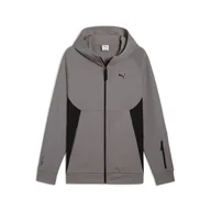Bluzy sportowe męskie - Puma Bluza Tech Full-Zip Dk 68460579 - miniaturka - grafika 1