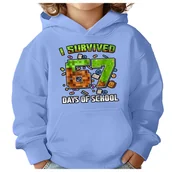 Bluzy dla dziewczynek - BLUZA DZIECIĘCA Z KAPTUREM 67 SIX SEVEN VIRAL 104 DLA DZIECKA PREZENT - miniaturka - grafika 1