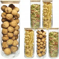 Pojemniki kuchenne - 1830ml 6 szt. duży SŁOIK szklany POJEMNIK kuchenny spaghetti przechowywanie - miniaturka - grafika 1