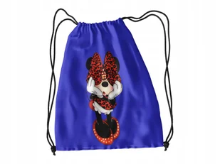 WOREK DO SZKOŁY WF/BUTY MYSZKA MINNIE + IMIĘ - Torby szkolne - miniaturka - grafika 1