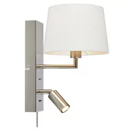 Lampy ścienne - Kinkiet COMO Srebrny 108596  – Markslojd - miniaturka - grafika 1