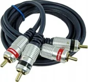 Kable komputerowe i do monitorów - Kabel Vitalco KABEL 2XRCA - 2XRCA CHINCH 2RCA DIGITAL 3M - miniaturka - grafika 1