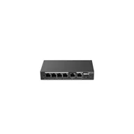 Switche - Ruijie Networks RG-ES206GS-P łącza sieciowe Zarządzany L2 Gigabit Ethernet (10/100/1000) Obsługa PoE Czarny RG-ES206GS-P - miniaturka - grafika 1