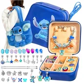 Biżuteria dla dzieci - Torebka + Zestaw Do Robienia Bransoletek Biżuterii Stich Stitch Prezent - miniaturka - grafika 1