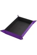 Akcesoria do gier planszowych - Gamegenic: Magnetic Dice Tray - Rectangular - Black/Purple - miniaturka - grafika 1