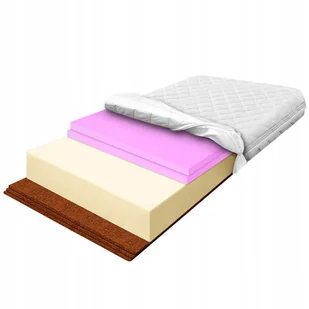 Materac 120x200 piankowy prestiżowy HR kokos HQ - Materace - miniaturka - grafika 1