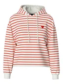 Bluzy damskie - Pieces Bluza "Chilli" w kolorze kremowo-czerwonym - miniaturka - grafika 1