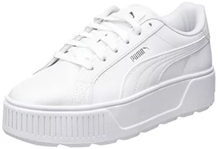 Trampki damskie - PUMA Damskie trampki Karmen L, białe białe srebro, rozmiar 8,5 UK, biały, 42.5 EU - grafika 1