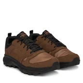 Buty trekkingowe męskie - Trekkingi Merrell Tempo Sol J524801 Brązowy - miniaturka - grafika 1