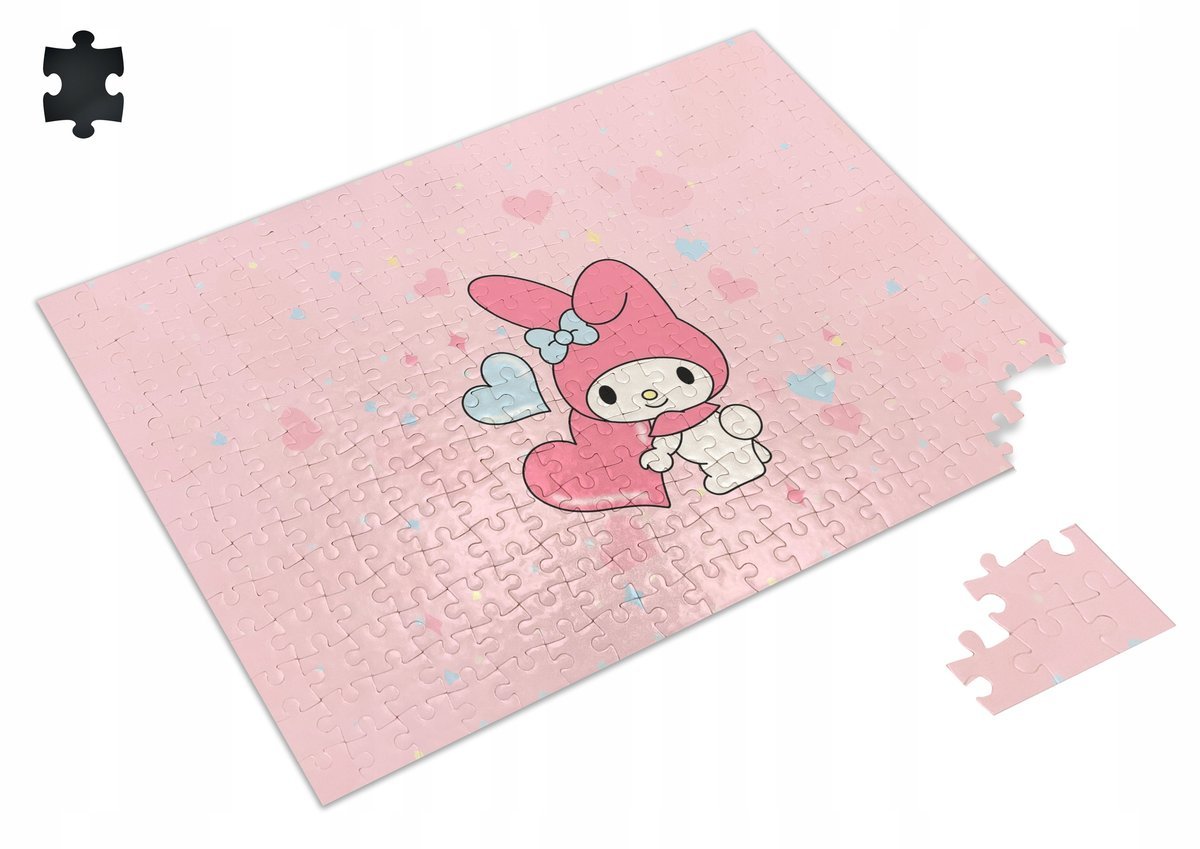 Puzzle KUROMI HELLO KITTY Cinnamoroll A3 252 el z Nadrukiem + IMIĘ 57