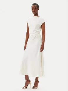 Imperial Sukienka koktajlowa AEAOJBA Écru Regular Fit - Sukienki - miniaturka - grafika 1