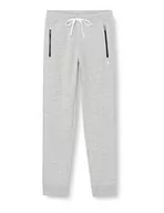 Spodnie męskie - Champion Authentic Pants C-Logo Zip spodnie męskie, Grigio Melange, XS - miniaturka - grafika 1