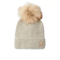 Czapki damskie - Czapka Columbia Winter Blur Pom Pom Beanie 1862101191 - beżowa - miniaturka - grafika 1
