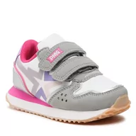 Buty dla dziewczynek - Sneakersy Primigi 3962111 White-Pearl - miniaturka - grafika 1