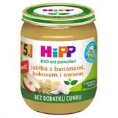 Desery dla dzieci - Hipp Jabłka z bananami kokosem i owsem po 5. miesiącu Bio - miniaturka - grafika 1