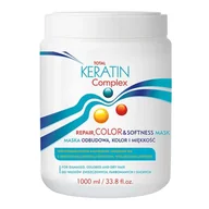 Maski do włosów - CeCe Total Keratin Complex, Repair Color&Softness, maska do włosów zniszczonych, farbowanych i suchych, 1000ml - miniaturka - grafika 1