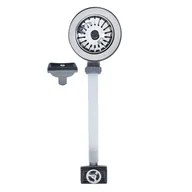 Akcesoria hydrauliczne - Spust 90 mm KLIK-KLAK z przelewem GL0015 chrom GERMANLINE - miniaturka - grafika 1