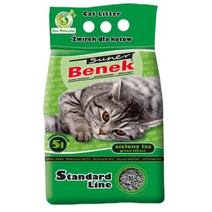Benek Certech Super Zielony Las (zielony) 5L - Żwirek dla kotów - miniaturka - grafika 1