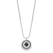 Naszyjniki męskie - LOTUS STYLE LS2368-1/1 Naszyjnik męski w kolorze czarnym ze stali nierdzewnej 316l Fantasy 550,00 mm męski - miniaturka - grafika 1