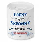 Skarbonki - Dla Pokojówki Skarbonka na Urodziny na Prezent z Nadrukiem ze Zdjęciem + Opakowanie na prezent (wzór 02) - miniaturka - grafika 1