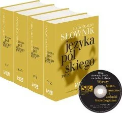 Uniwersalny słownik języka polskiego. Tom 1-4 - Filologia i językoznawstwo - miniaturka - grafika 1